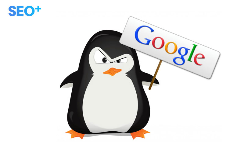Thuật toán Google Penguin sẽ phạt những website có hành vi spam link hay spam từ khóa.