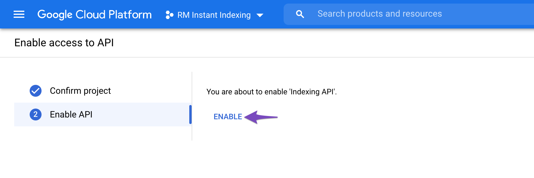 Sử dụng Google Index API để crawl dữ liệu