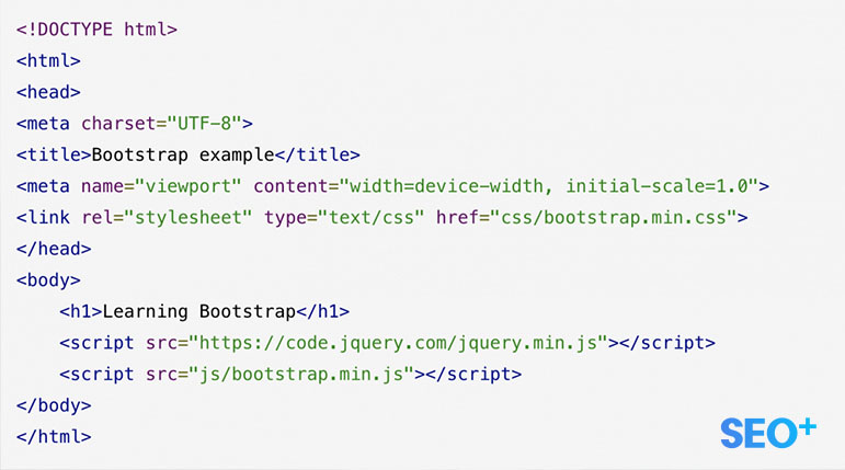 Nhúng bằng liên kết của Bootstrap