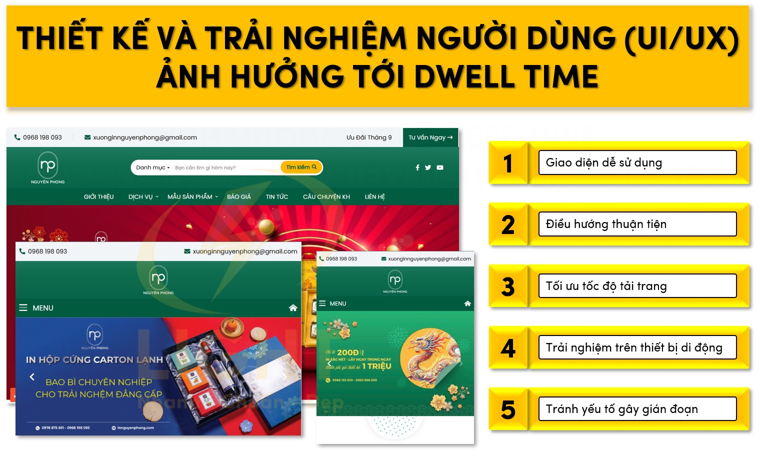 Làm cách nào để tăng Dwell time nhanh