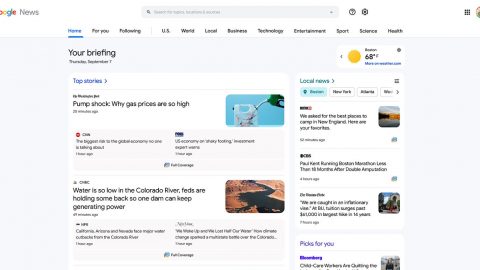 Giao diện mới của Google News trên desktop có gì khác biệt? 